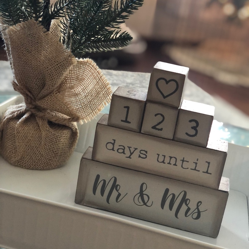 Wedding Countdown Blocks